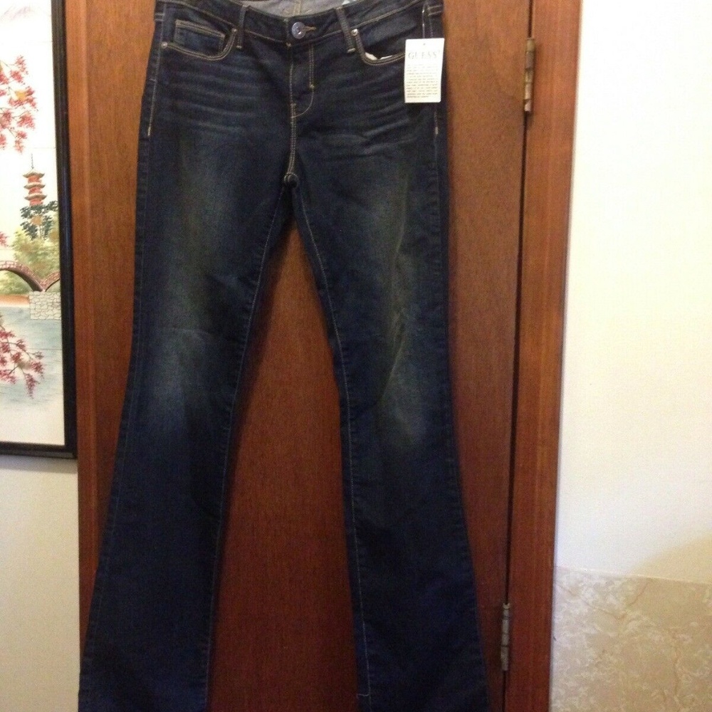Womens Guess Grace Straight Boot Cut Jeans Size 29